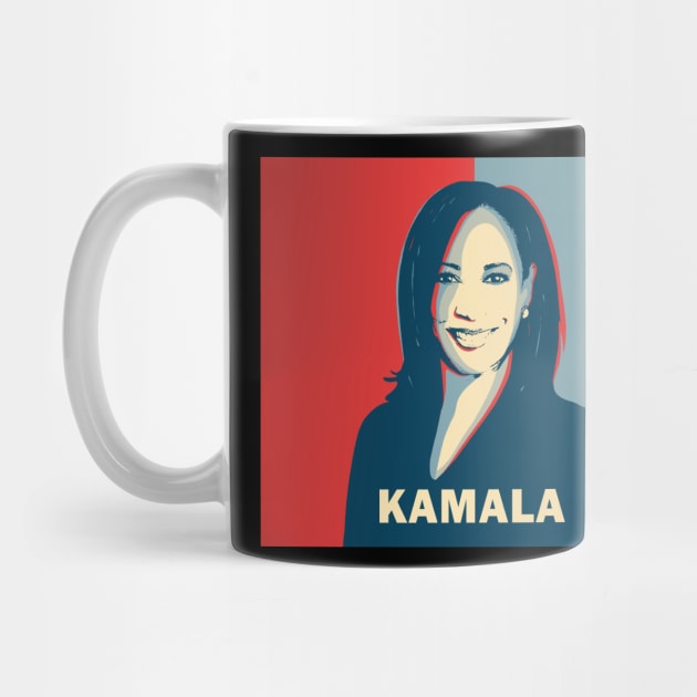 Kamala Harris Pop art by valentinahramov